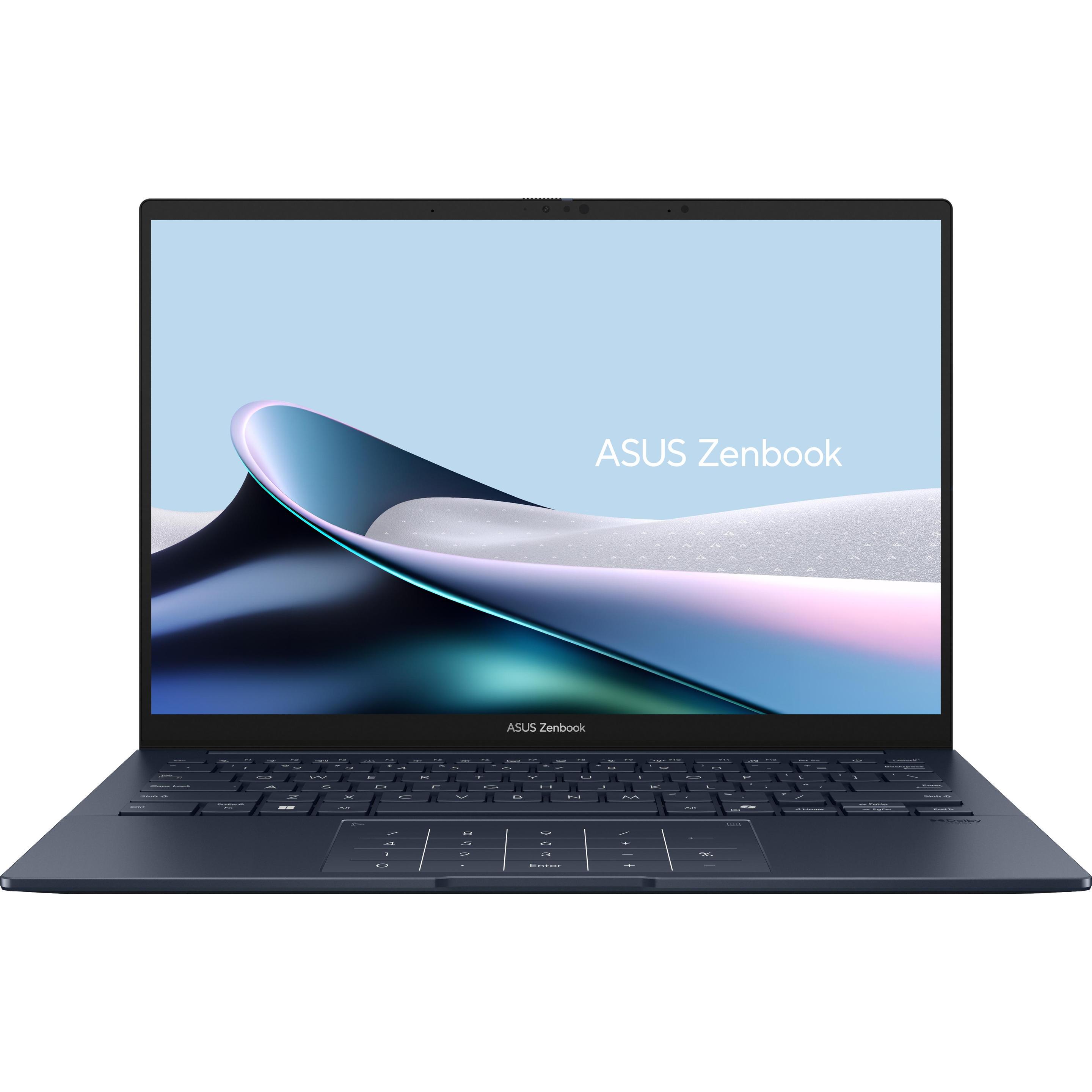 ASUS Zenbook 14 OLED (14", 1000 GB, 16 GB, Eng. Int.), Notebook, Blau