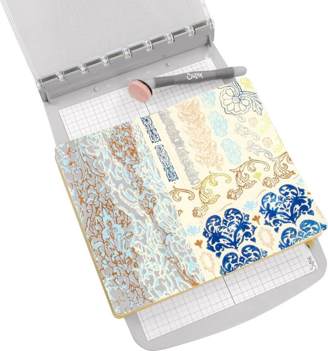 Sizzix Studio Stempelset 14er- Pack / 3er-Set Schablonen - „Ornate“ von Vic Hollins