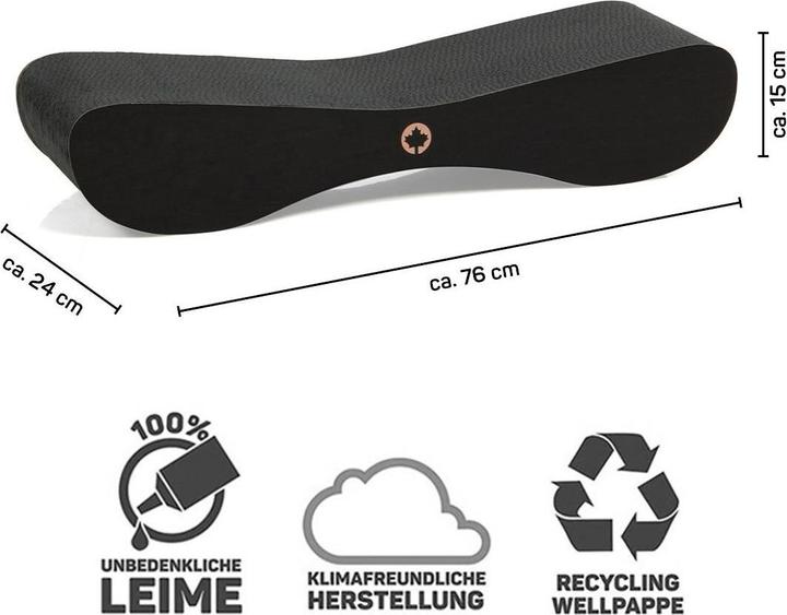 Image du produit CanadianCat Meubles griffoirs Orbit & Satellite Black Edition (23 cm, Noir)