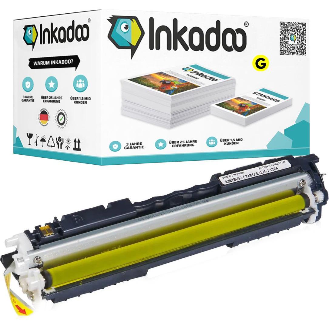 Inkadoo, Toner, Toner kompatibel zu Canon 4367B002 / 729Y Toner, gelb Gelb (Y)