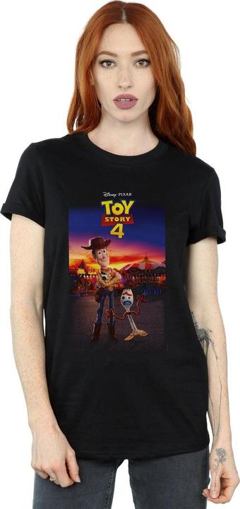 Immagine prodotto Disney Toy Story 4 Woody And Forky Poster Maglietta Ampia Donna (S)