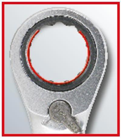 Produktbild KS Tools GEARplus® RINGSTOP-Ratschenringmaulschl.-Satz abgew., Flank Traction, 5 Teile (19 mm)