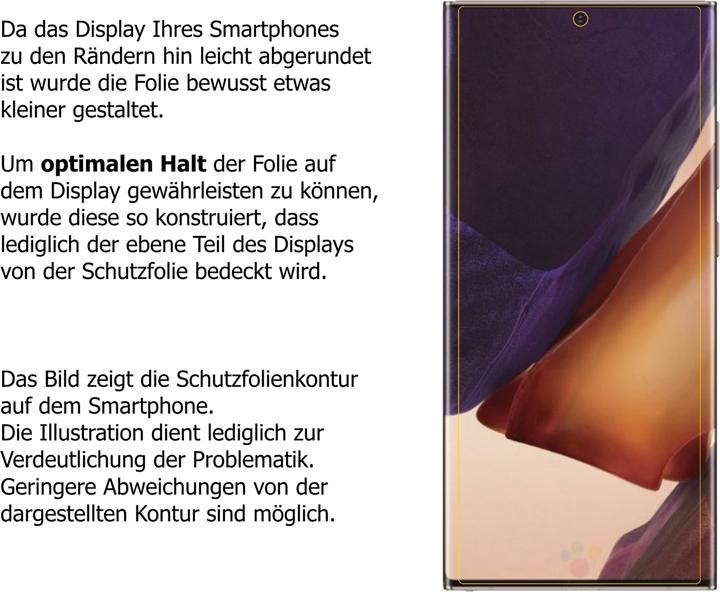 Image du produit Dipos Film de Protection d’écran Anti-reflet (2 pcs, Samsung Galaxy Note 20)