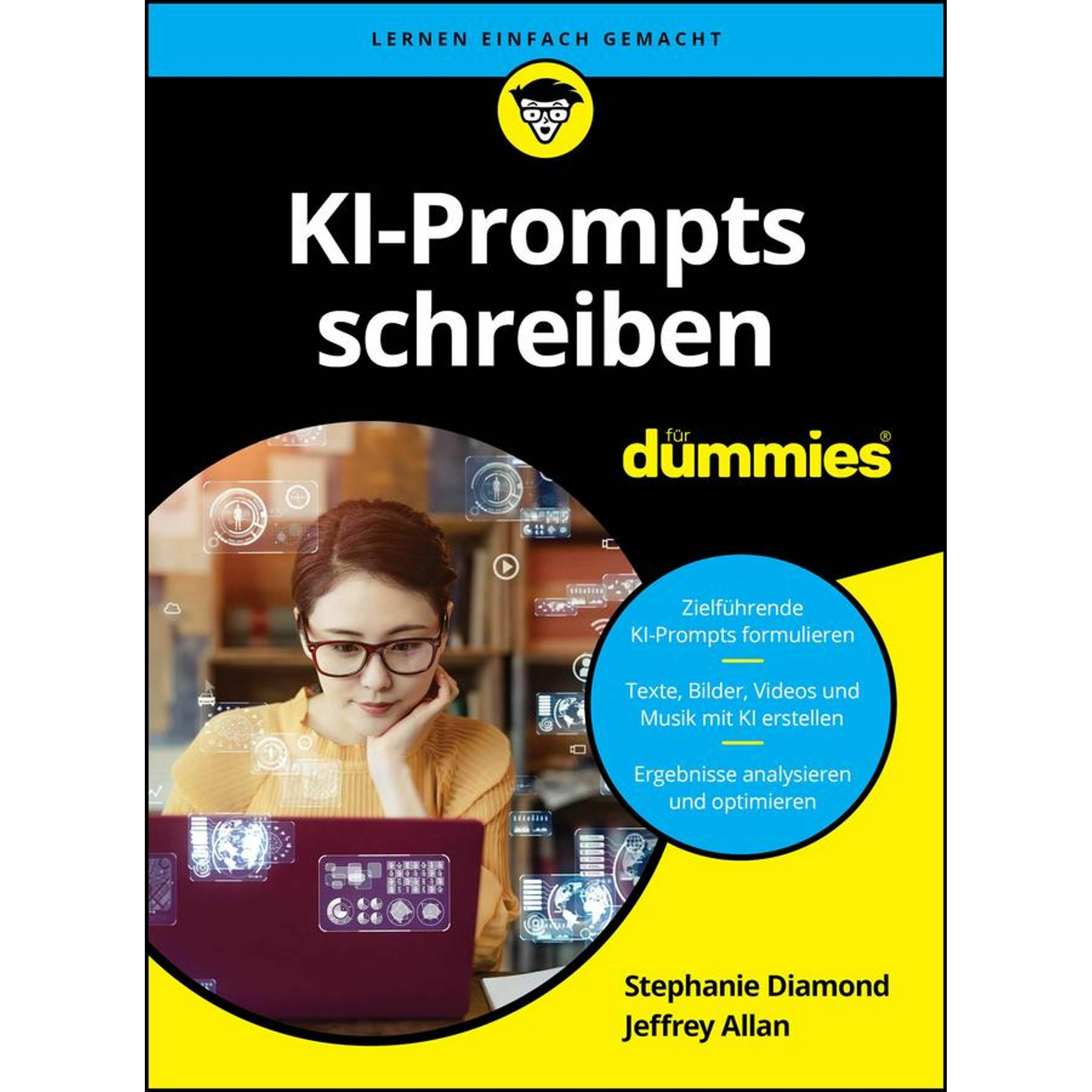 KI-Prompts schreiben für Dummies, Fachbücher von Stephanie Diamond, Jeffrey Allan