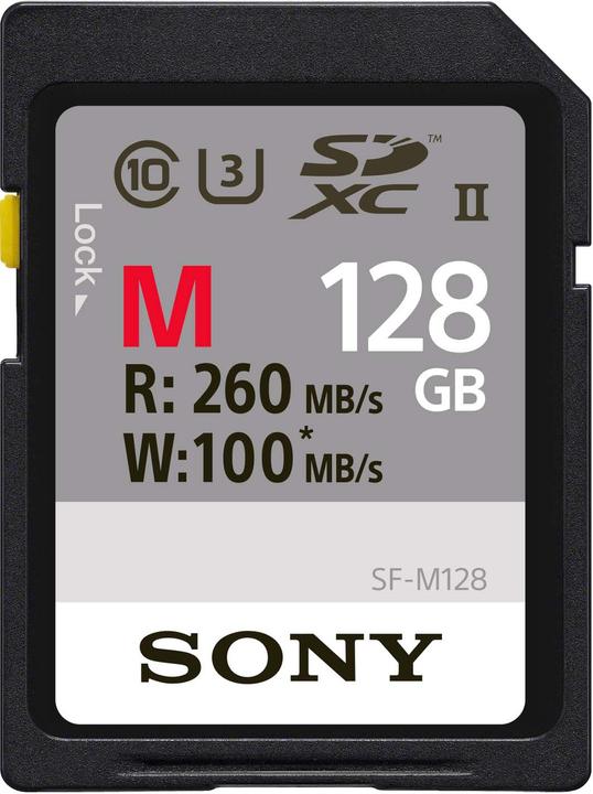 Image du produit Sony Série SF-M UHS-II (128 Go, SDXC, U3, UHS-II)