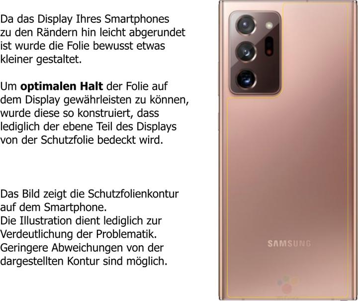 Produktbild Dipos Displayschutzfolie Antireflex (1 Stück, Samsung Galaxy Note 20 5G)