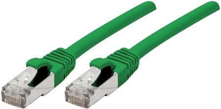 Actual product image Exertis Connect Patch cable S/FTP (PiIMF), Cat 6A (EIA/TIA), green, 3.0 m Patch cable with extra slim bend protec (S/FTP, CAT6a, 3 m)