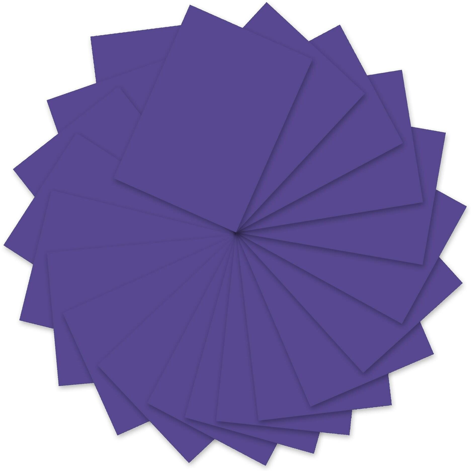 Ursus, Kopierpapier, Tonzeichenpapier A4, 130 g/m², 100 Blatt, Violett (130 g/m², A4)