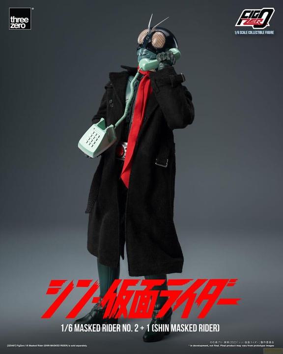 ThreeZero Kamen Rider FigZero action figure 1/6 Masked Rider No.2+1 (Shin Masked Rider) 32 cm