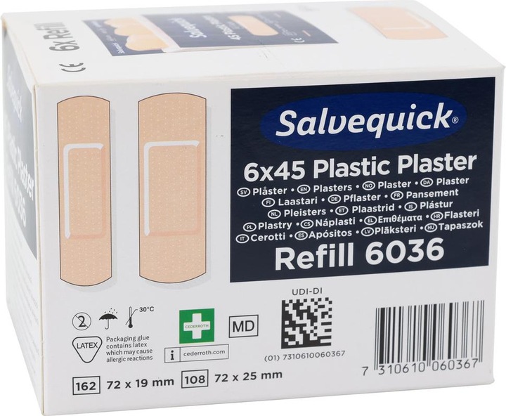 Actual product image Salvequick Plaster refill (45 x)