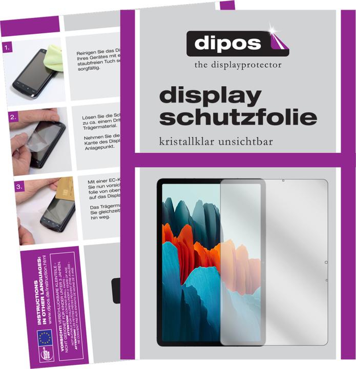 Produktbild Dipos Displayschutzfolie Crystalclear (2 Stück, Galaxy Tab S7 11.0 (2020))