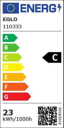 Energy Label EGLO LED bulb G13 (G13, 3700 lm, 10x)