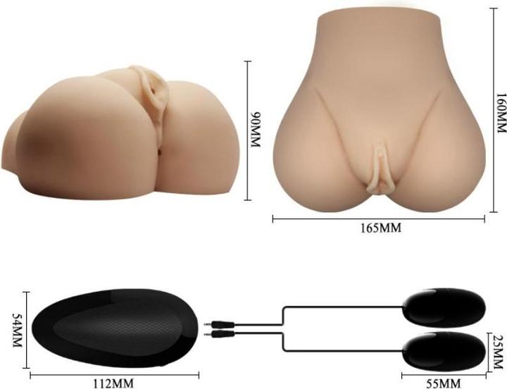 Immagine prodotto Crazy Bull Ano E Vagina Realistici Con Postura Vibrante 7