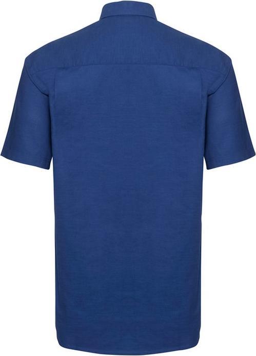Actual product image Russell Mens Oxford Easy-Care Short-Sleeved Shirt