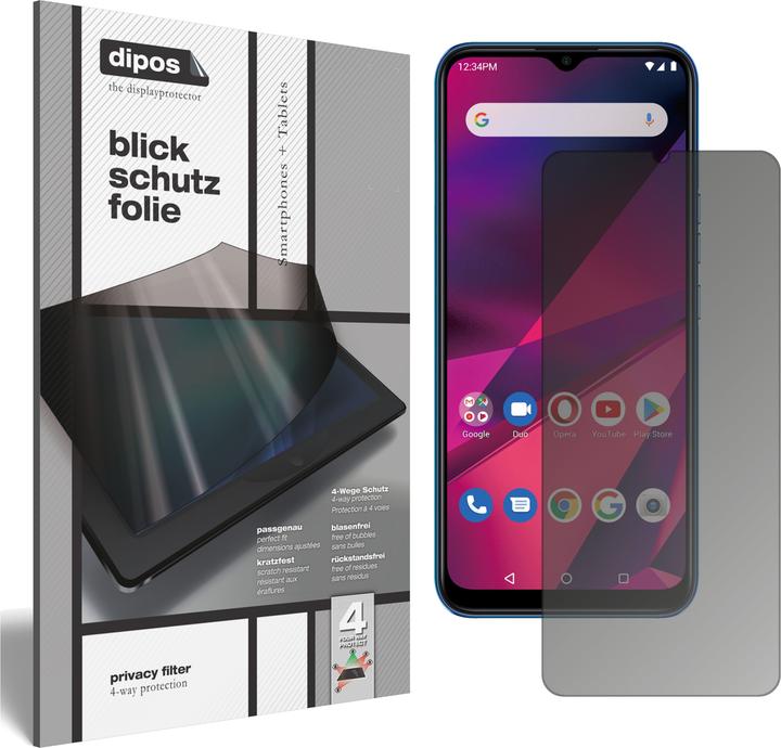 2+2x Pellicola per LG Velvet 4G Protettiva Protezione Schermo Antiriflesso dipos
