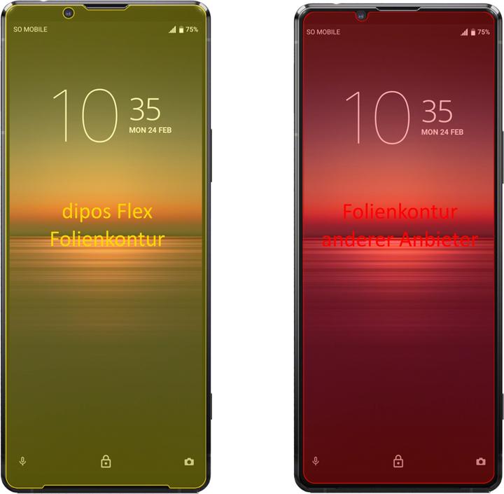 Produktbild Dipos Displayschutzfolie Full-Cover 3D (Sony Xperia 1 II)