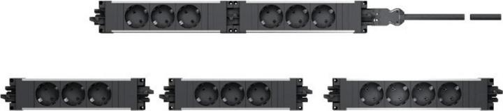 Actual product image Bachmann Multiple socket outlets (4 x, CEE 7/3, CEE 7/5)