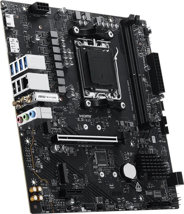 Actual product image MSI Pro A620AM-G EVO WIFI (AM5, AMD A620, mATX)