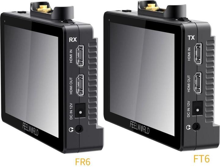 Produktbild Feelworld FT6 + FR6 5.5 Inch Wireless Video Transmission Touchmonitor 4K (5.50", Full HD)