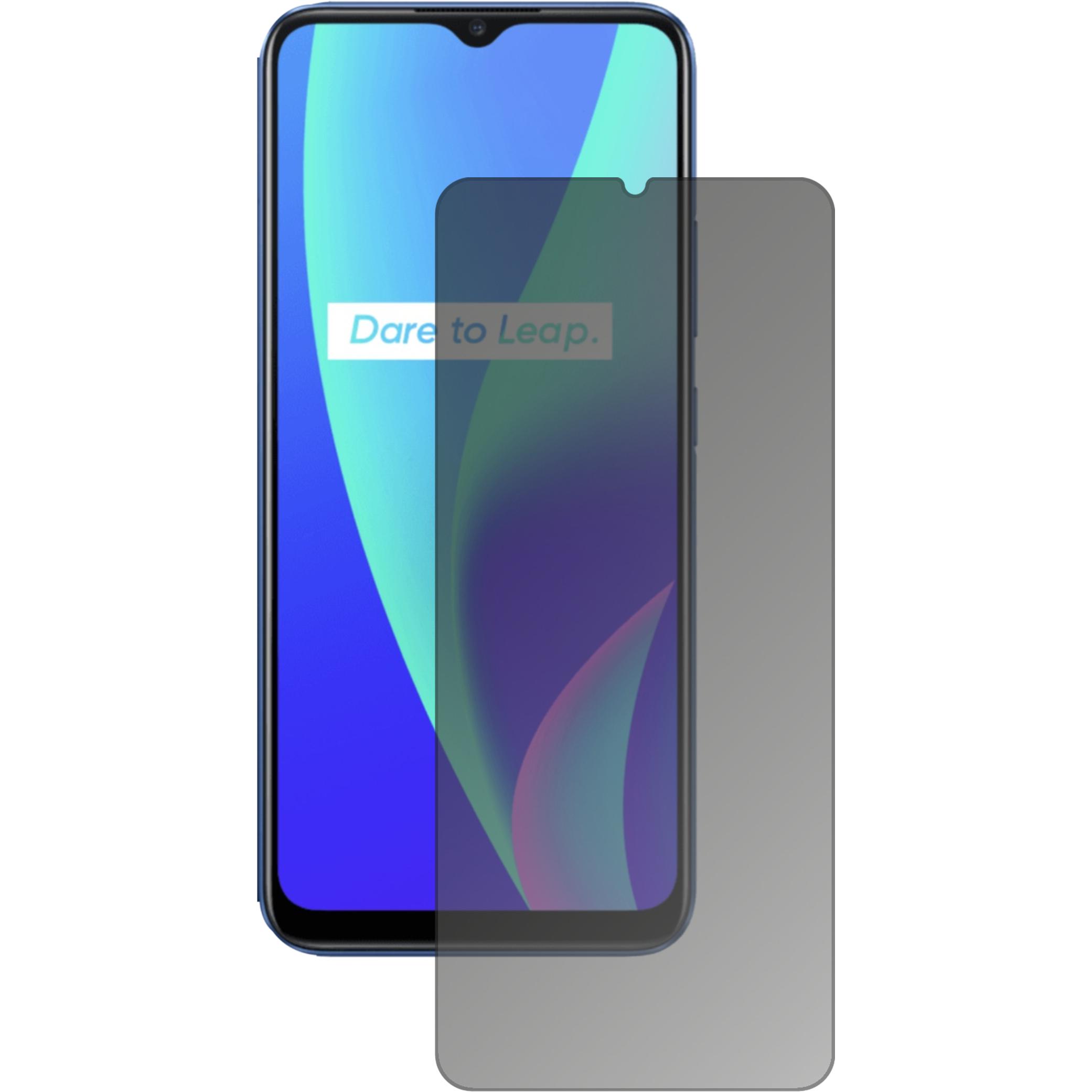 Thumbnail - Dipos Blickschutzfolie 4-Way Privacy (1 Stück, Realme C3), Smartphone Schutzfolie, Transparent