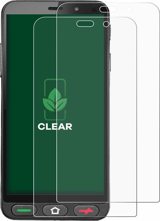 Produktbild ScreenLeaf Schutzfolie nachhaltiger Displayschutz Displayschutzfolie Folie Klar Transparent (2 Stück, Brondi Amico S Nero)