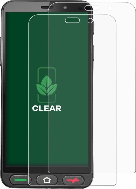 Actual product image ScreenLeaf Protective film sustainable screen protector screen protector film clear transparent (2 Piece, Brondi Amico S Nero)