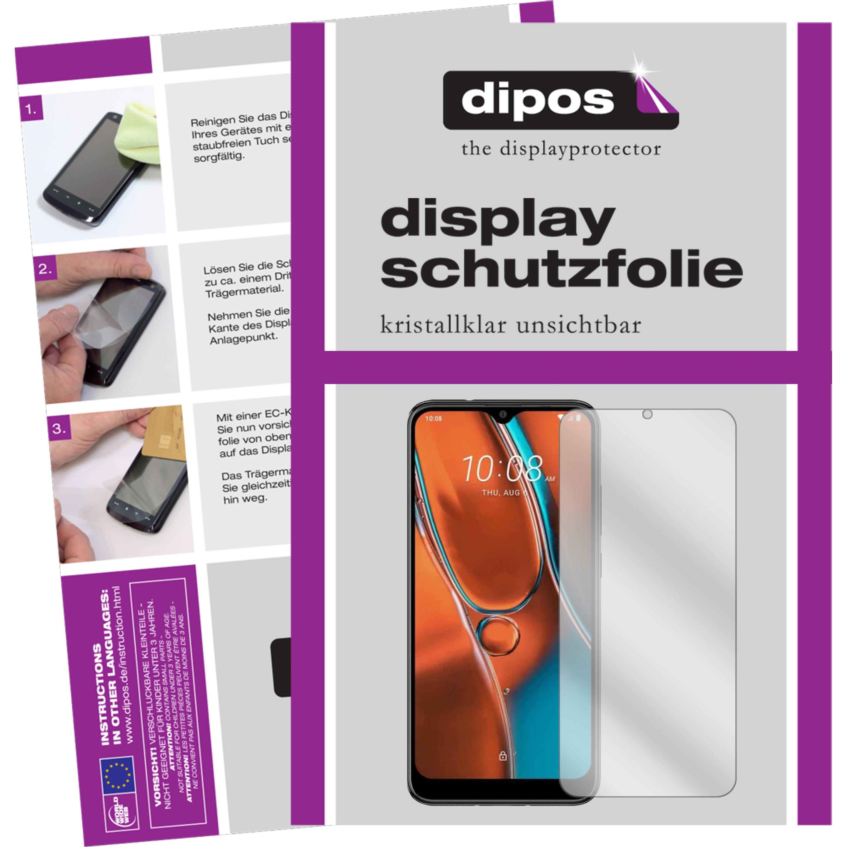Thumbnail - Dipos Displayschutzfolie Crystalclear (2 Stück, HTC Wildfire E2), Smartphone Schutzfolie, Transparent