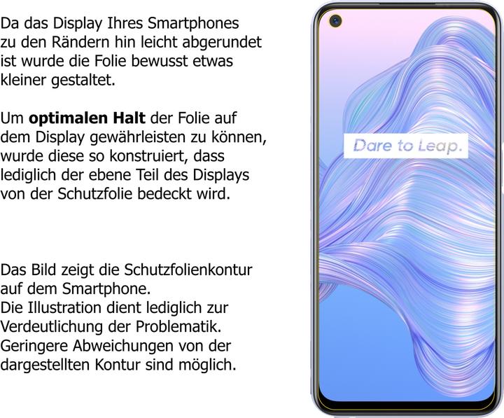Produktbild Dipos Displayschutz Anti-Shock (2 Stk., Realme V5 5G)