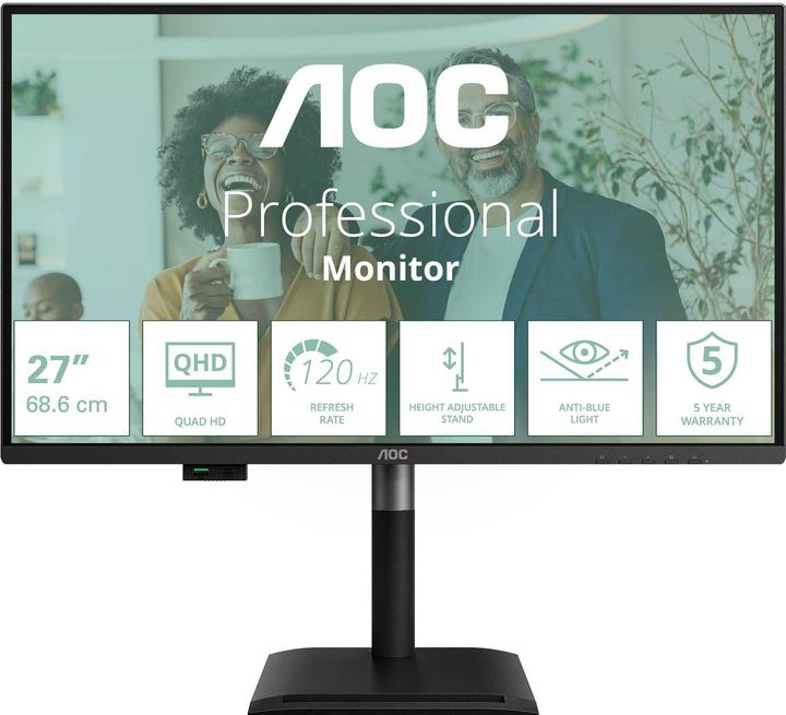 Image du produit AOC Monitor Q27P4CV (2560 x 1440 pixels, 27")