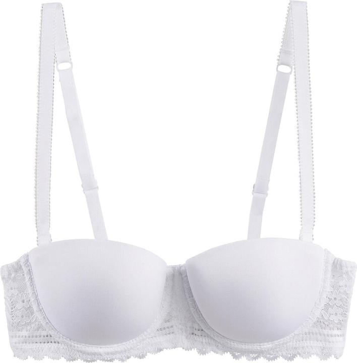 Produktbild La Redoute Collections Spitzen-BH in Bandeau-Form aus recyceltem Material (80 C)