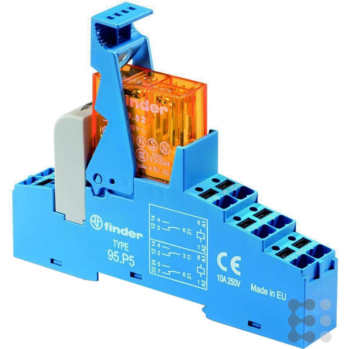 Finder Relay interface module push-in terminals, Relais