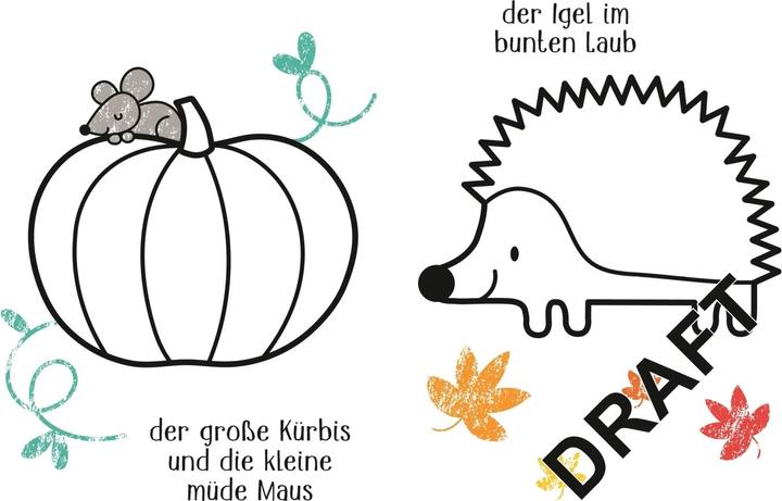 Actual product image Small creative workshop - Very simple colouring: Autumn