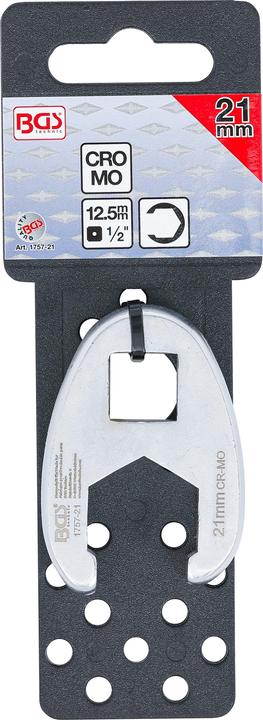 Actual product image BGS Crowfoot Spanner 12.5 mm (1/2") Drive 21 mm (21 mm)