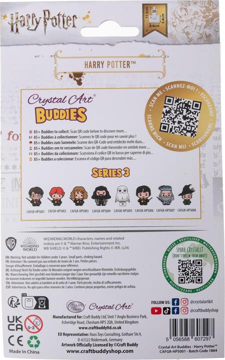 Produktbild Craft Buddy Harry Potter, Crystal Art Buddy