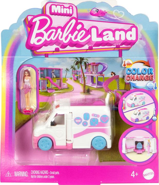 Produktbild Barbie Mini BarbieLand Krankenwagen mit Puppe