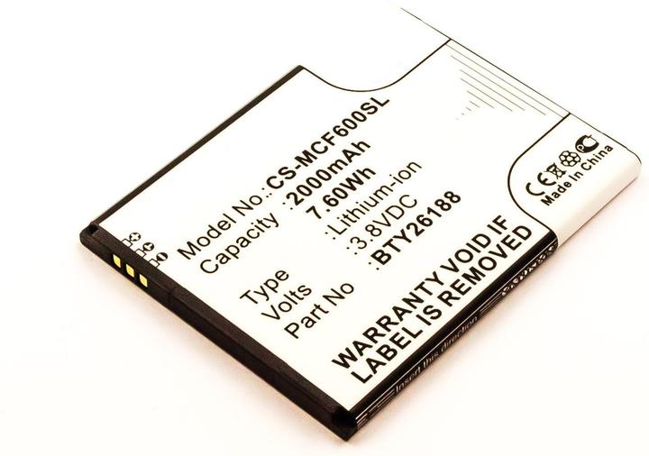 Produktbild AGI Akku kompatibel mit Mobistel Cynus T8 - Akku - 2.000 mAh