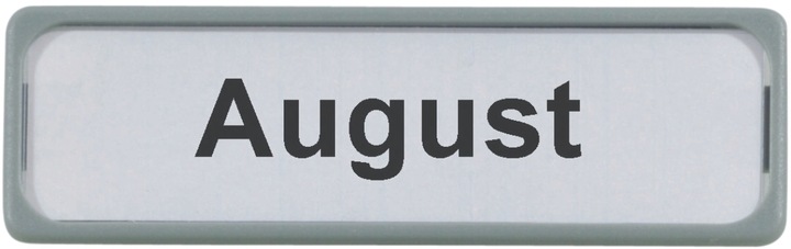 Produktbild Maul Magnetschild, Kunststoff, grau, Maáe: 80 x 25 mm (1 x)