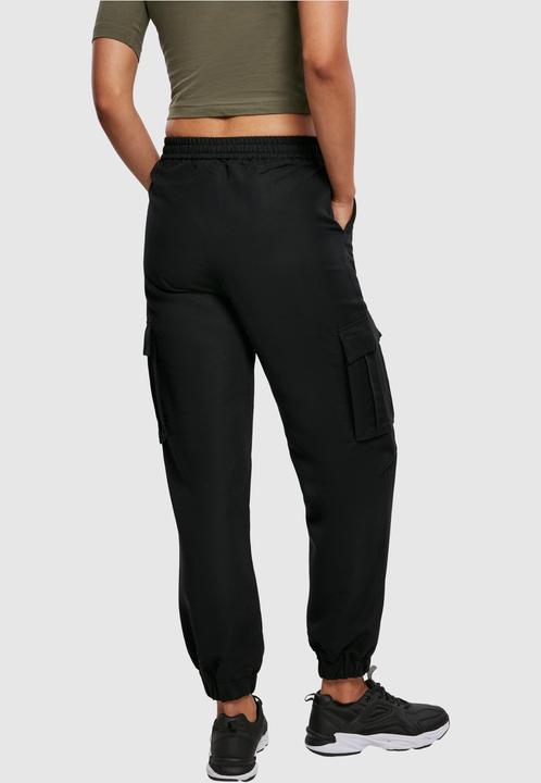 Actual product image Urban Classics Ladies Viscose Twill Cargo Pants (L)