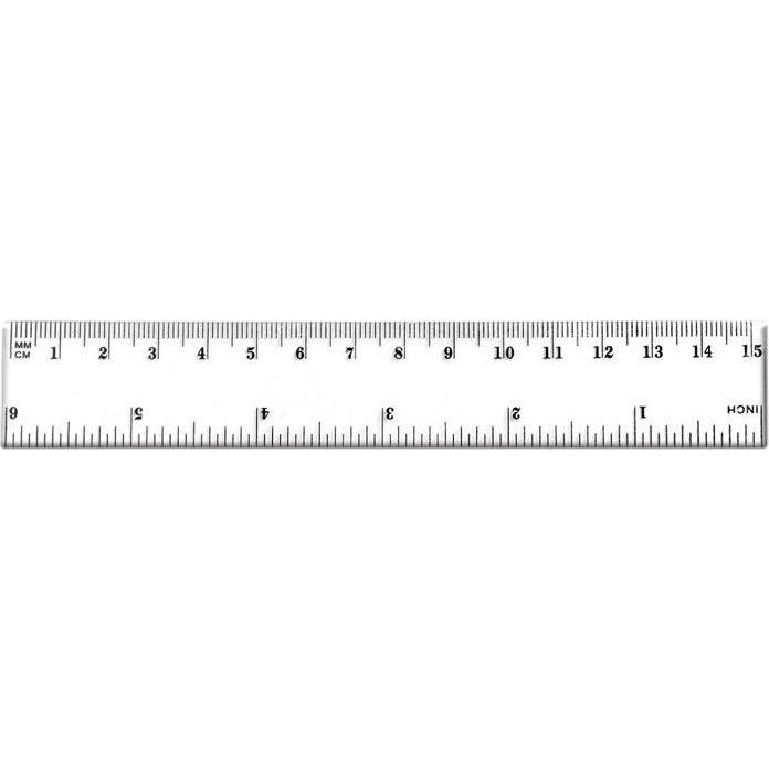 Tetis, Righello, Lineal 15 cm BL002-A (15 cm)