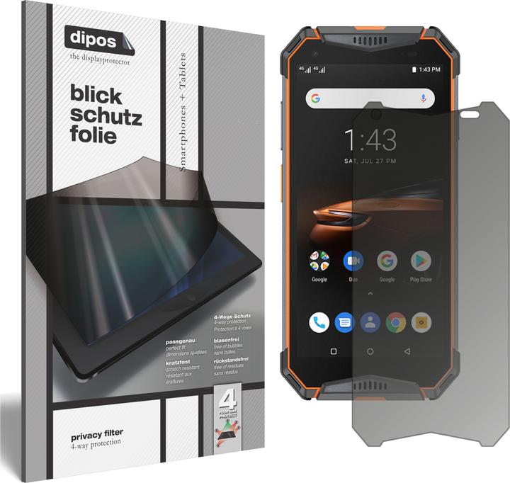 Produktbild Dipos Blickschutzfolie 4-Way Privacy (Ulefone Armor 3W)