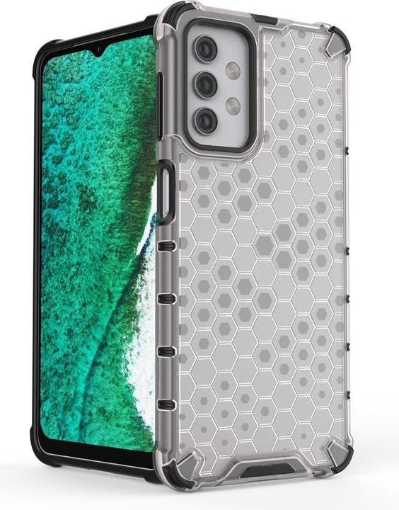 Produktbild Hurtel Honeycomb Handyhülle Schutzhülle mit TPU Rahmen für Samsung Galaxy A32 5G grün (Samsung Galaxy A32 5G)