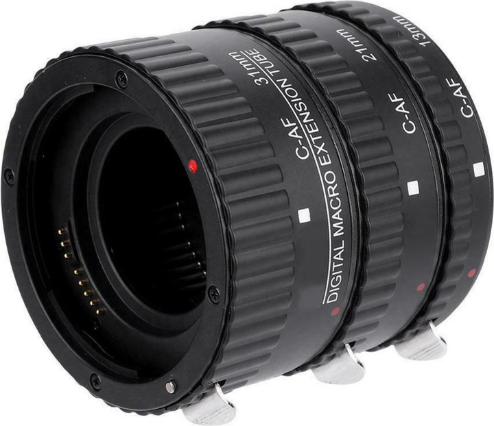 Actual product image Meike Extension Tube Set Eco Canon (Macro intermediate ring, Canon EF, Canon EF-S)