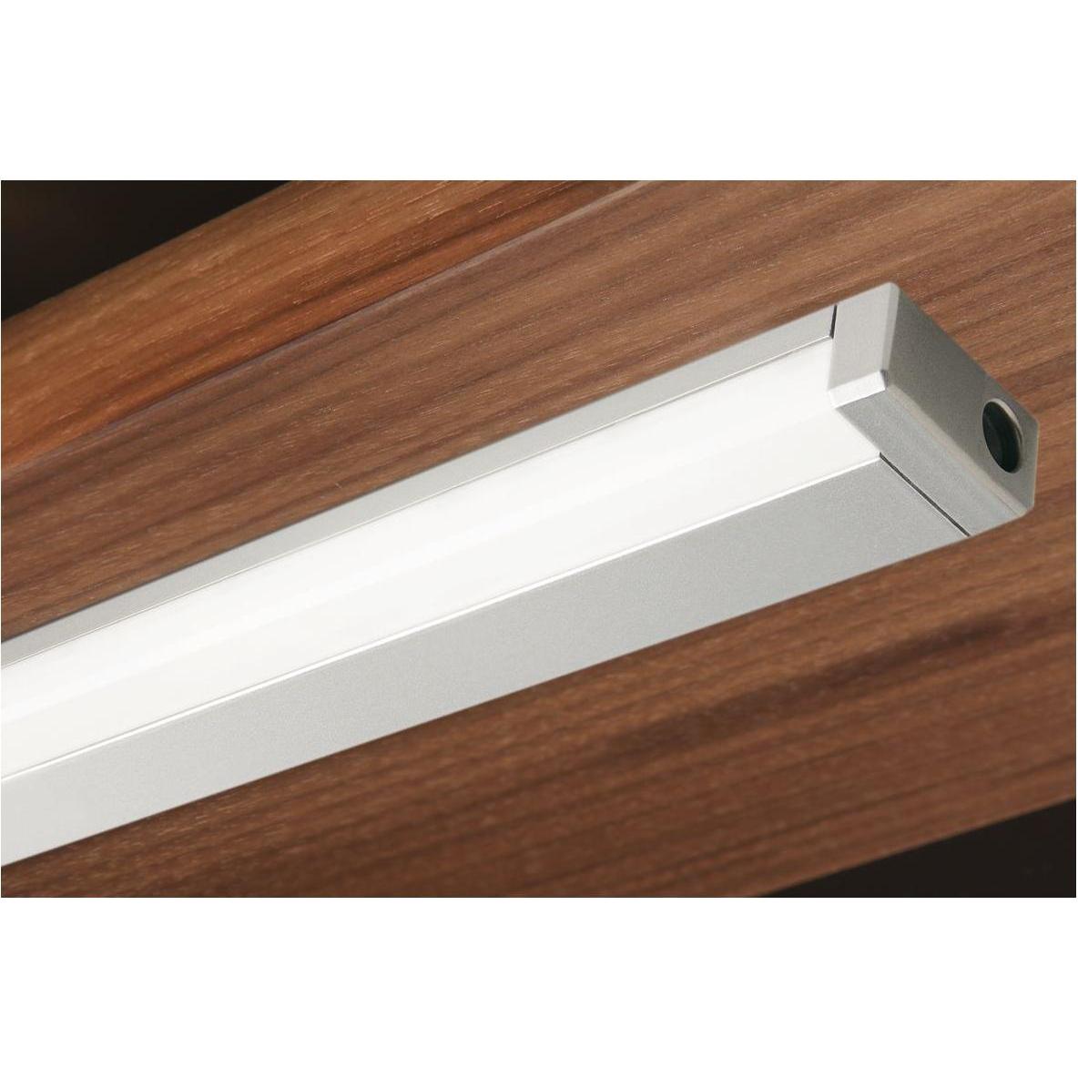 Elektra, Wandleuchte + Deckenleuchte, LED Aufbauleuchte LD8010 A Dimm. 827mm, 14,5 W, 4000K neutralweiss, Aluminium (126...
