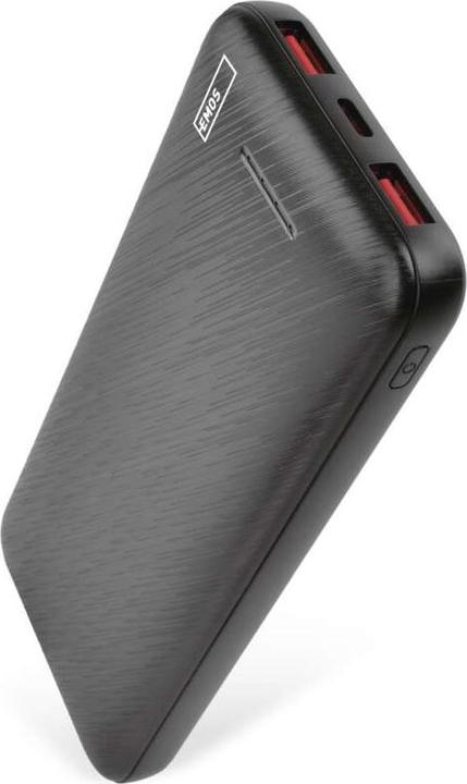 Emos Powerbank AlphaQ3, 10 000 mAh, 22,5 W, schwarz (10000 mAh, 22.50 W, 37 Wh)