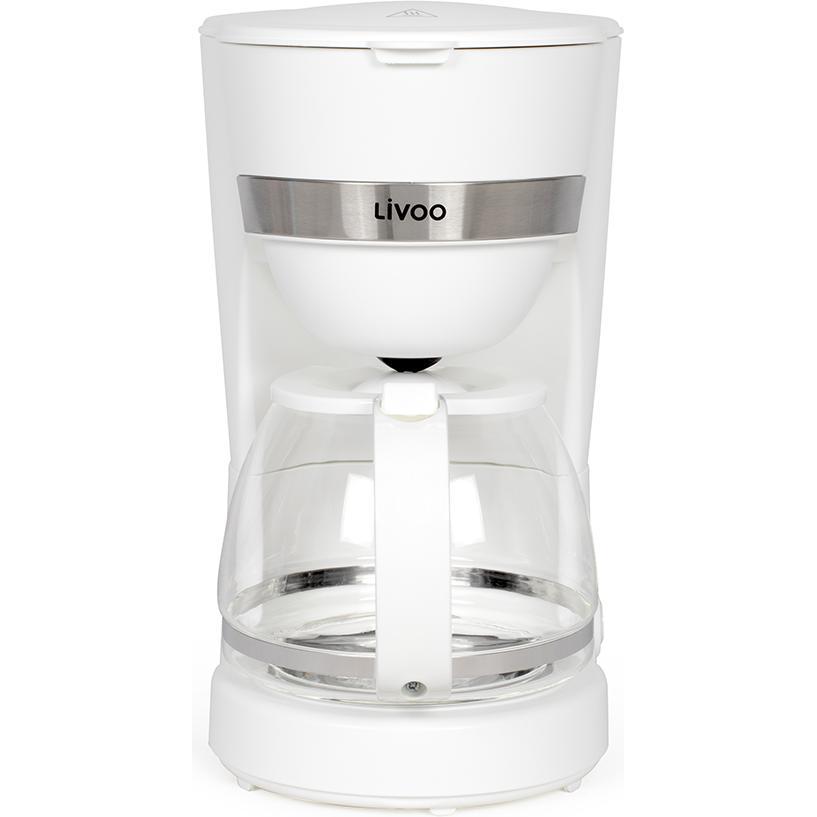 Livoo Elektrische Kaffeemaschine, Filterkaffeemaschine, Weiss