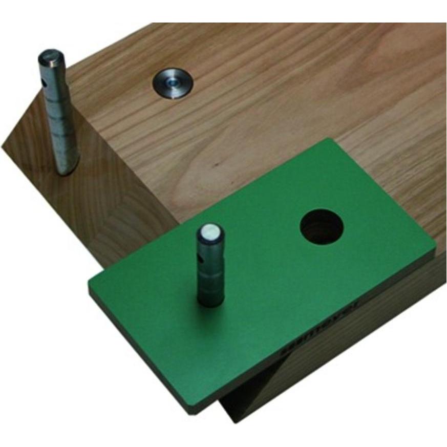 Meyer, Baubeschläge + Holzverbinder, Bohrschablone zu Winkeldübel (1 Stk.)