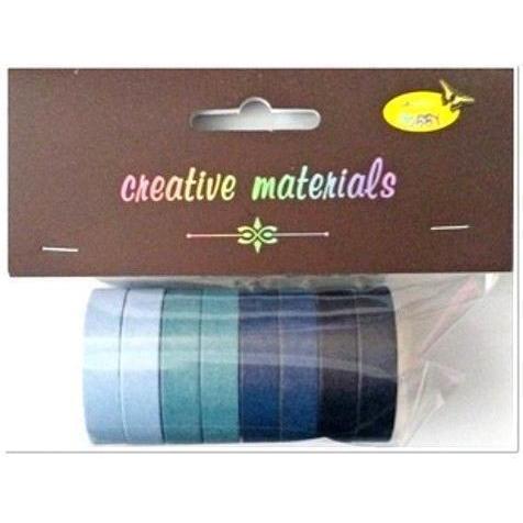 vidaXL Blaue Papierbänder 10mm 8 Stk (54625489)