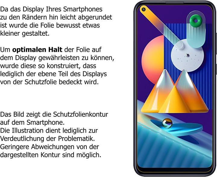 Produktbild Dipos Blickschutzfolie 4-Way Privacy (Samsung Galaxy M11)