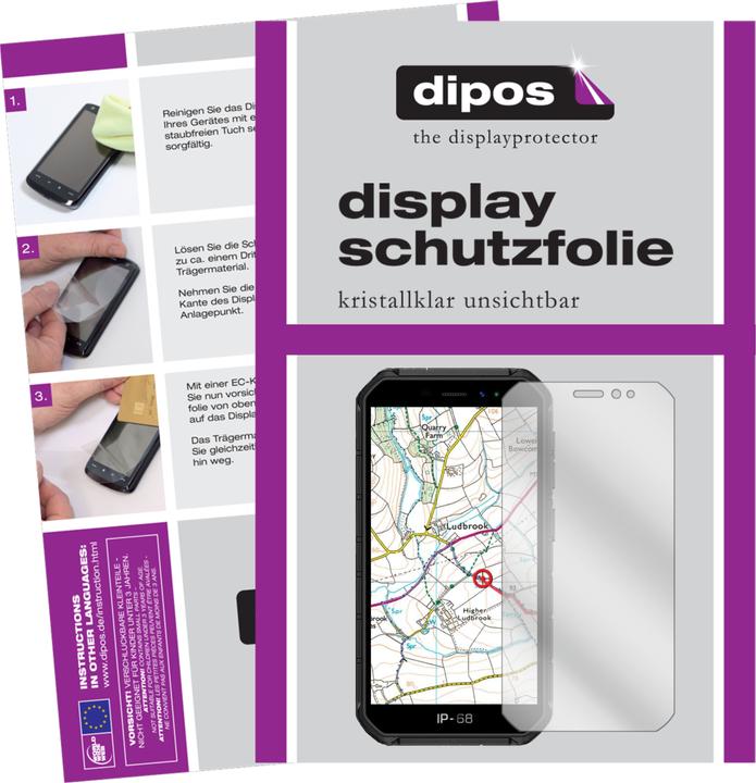 Actual product image Dipos Screen Protector Crystalclear (1 Piece, Ulefone Armor X7 Pro)