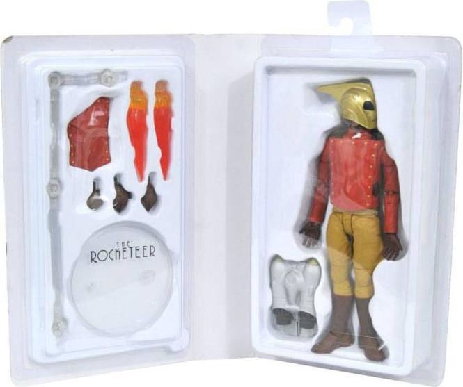 Actual product image Diamond Select Toys Rocketeer Deluxe Action Figure VHS Box Set SDCC 2021 Previews Exclusive 18 cm